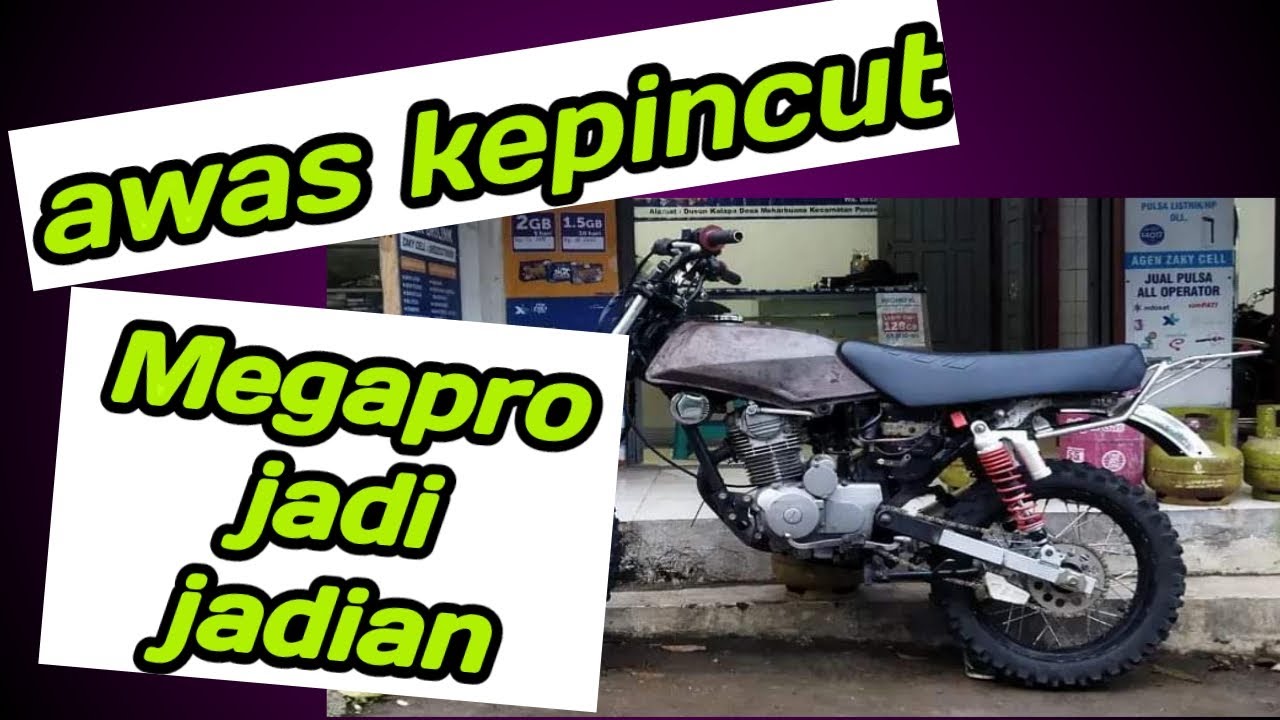 modifikasi megapro primus pakai bodyset honda win