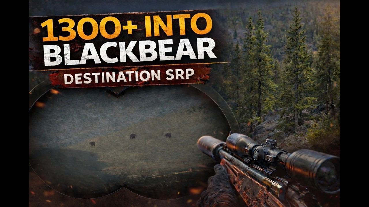 BLACK BEAR G1 GRIND!!! 1300+KILLS IN ::THE HUNTER - C.O.T.W::SRP::PC::