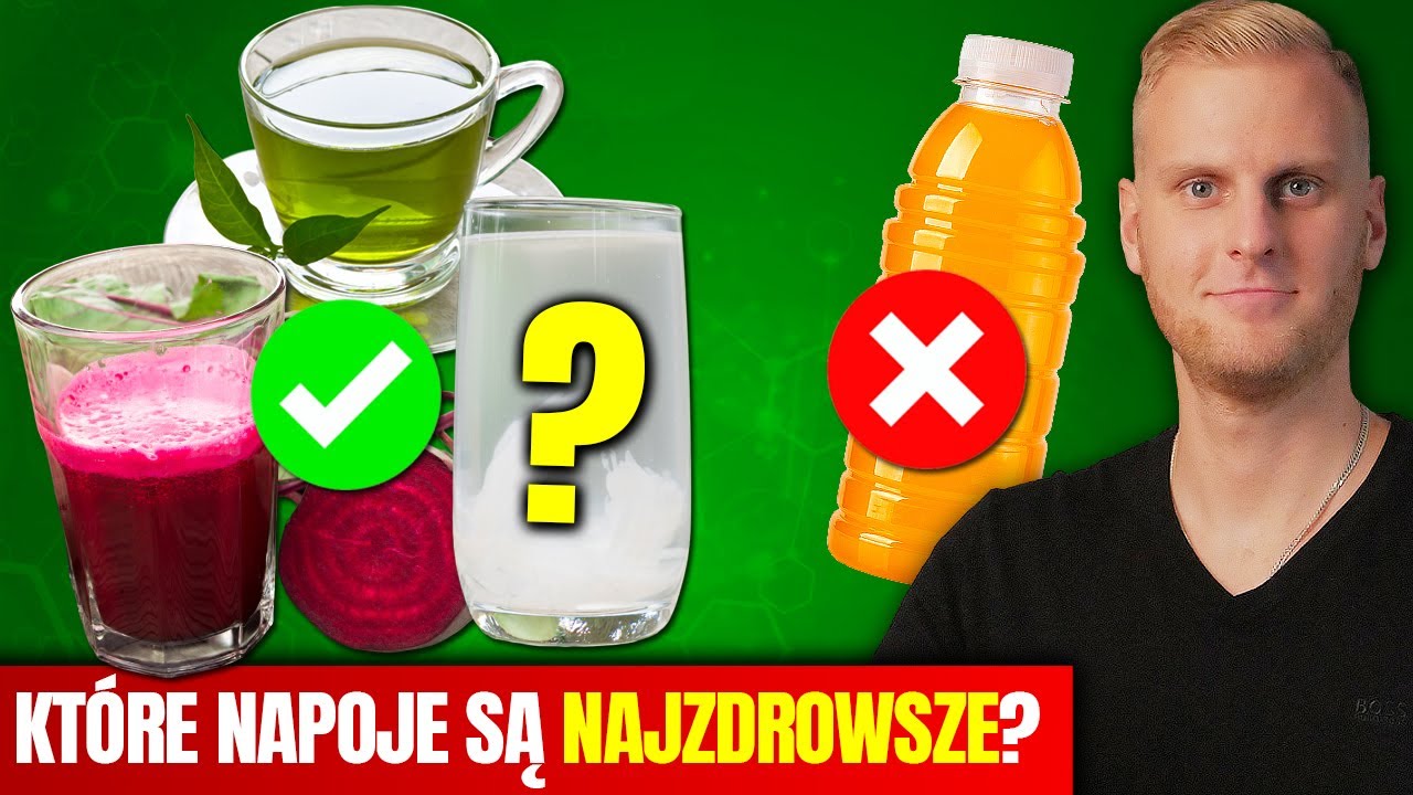 Co PIĆ dla ZDROWIA? Kupuj te 13 NAPOJ&Oacute;W zamiast tych niezdrowych!