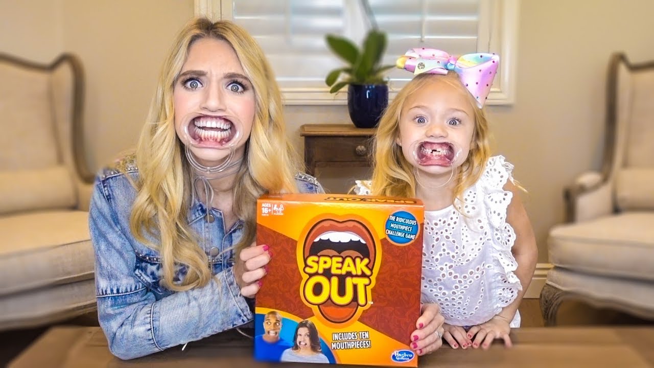 HILARIOUS SPEAK OUT GAME CHALLENGE VS. MY MOM!!!