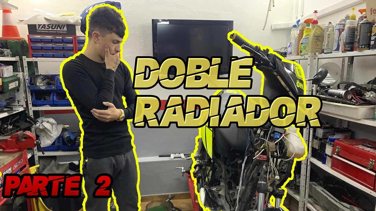 MEJORANDO DOBLE RADIADOR YAMAHA JOG | ROMAN.RACING