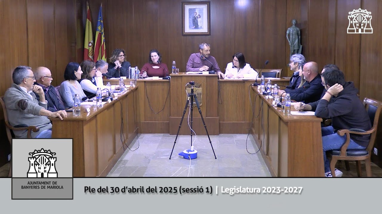 Ple del 30 d'abril del 2025 | Legislatura 2023-2027
