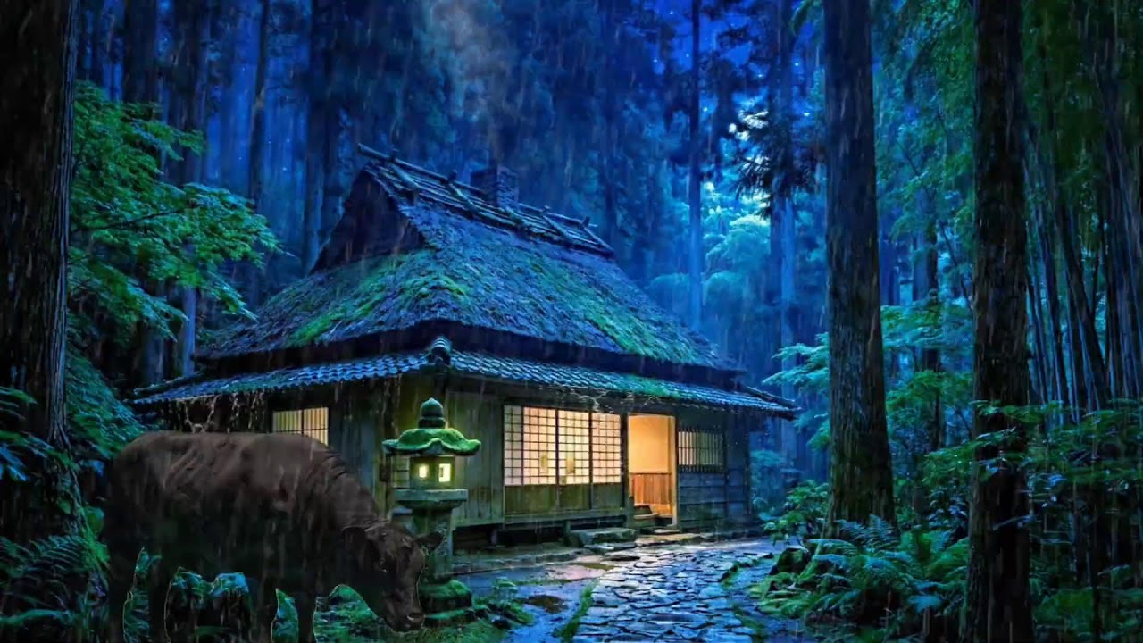 Drift into Deep Sleep in 3 Minutes 🪵🌧️ Cozy Cabin Rain | Gentle Roof Sounds