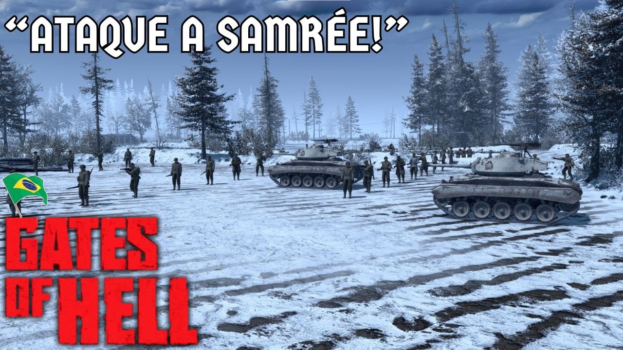 Ataque a Samrée! Chaffee em Combate - Gates of Hell: Ostfront (Gameplay BR) - Conquest EP.3