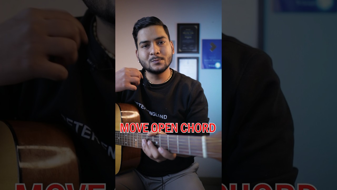 How to Move Open Chords In Guitar ?
