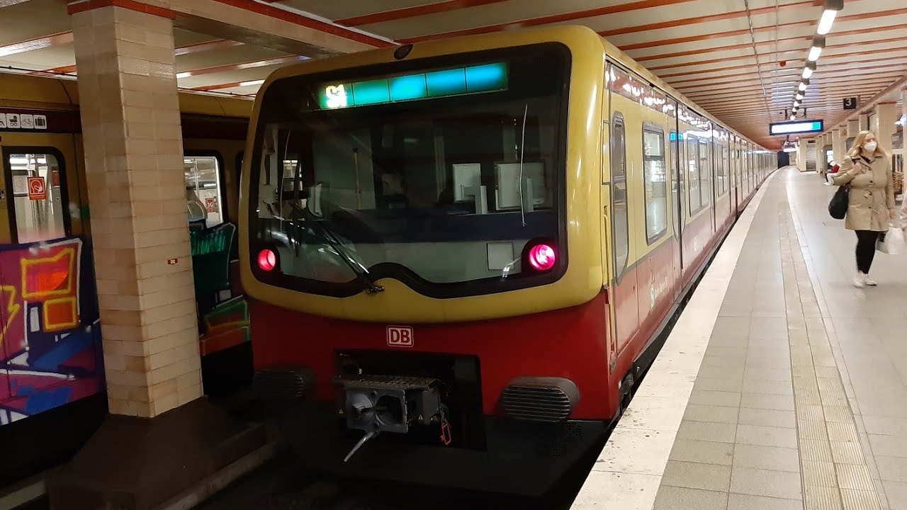 Mitfahrt in der S1 von Potsdamer Platz bis Nordbahnhof im der 481/482 mit Öffis Berlin