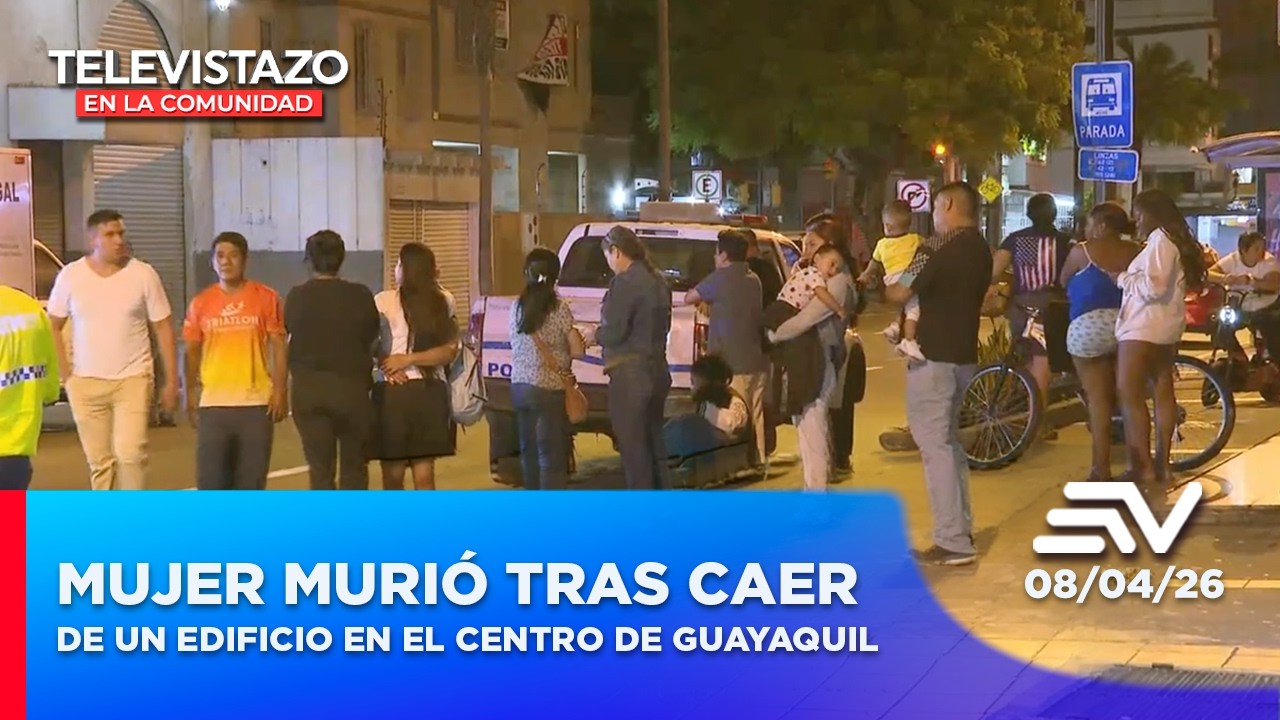 Mujer muri&oacute; tras caer de un edificio en el centro de Guayaquil | Televistazo Comunidad Guayaquil