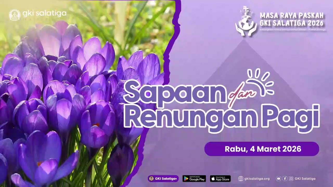 SaRen Pagi | 4 Mar 2026 | Menjadi Pelaku Estafet Kehidupan