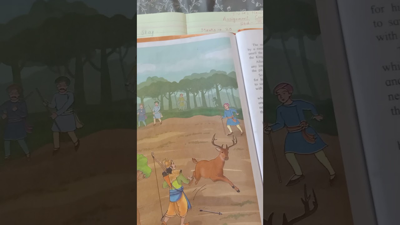 The noble stag| revision |3rd std English