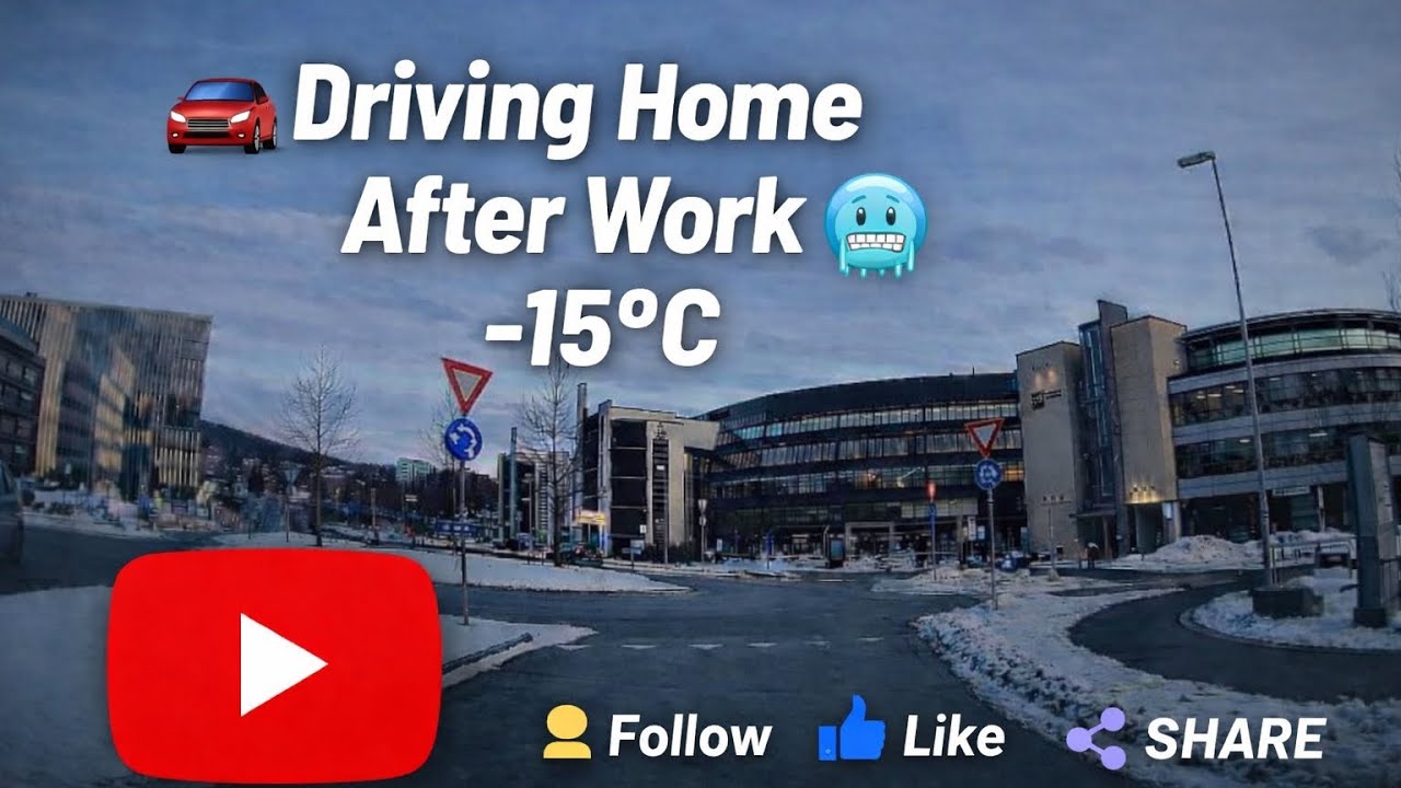 🚗💼➡️🏠 After Work Drive | -15&deg;C 🥶