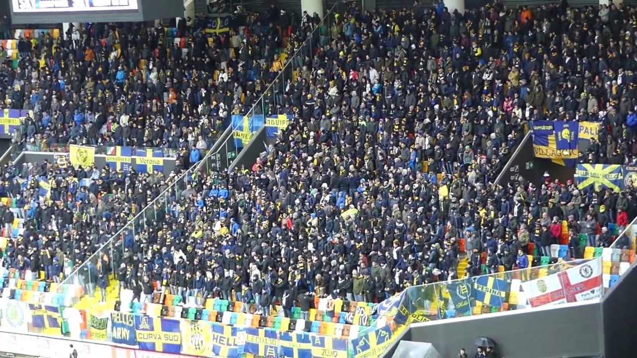 Udinese - Hellas Verona 2-0 Tifo Curva Sud Verona