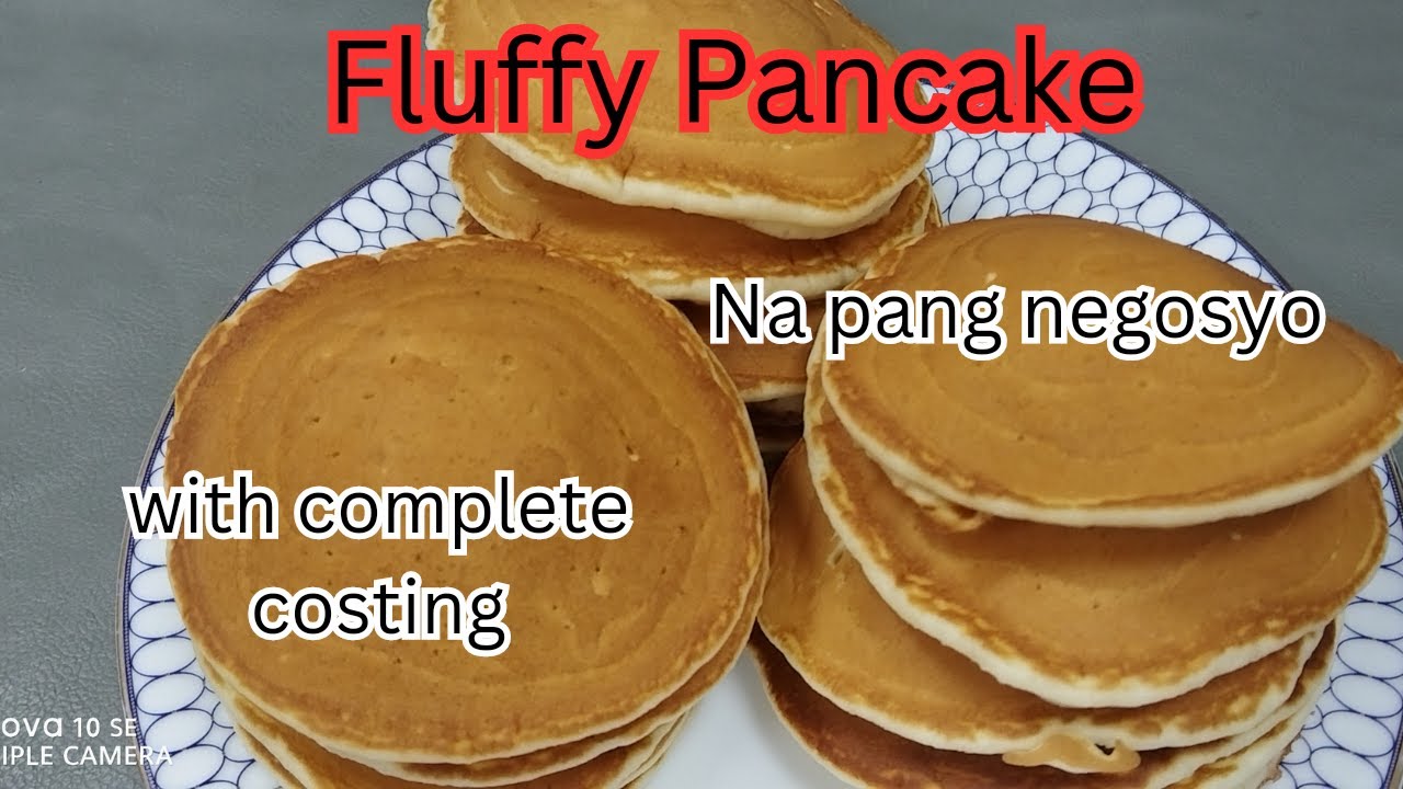 Fluffy Pan cake😍 na  pang negosyo,with complete costing❤