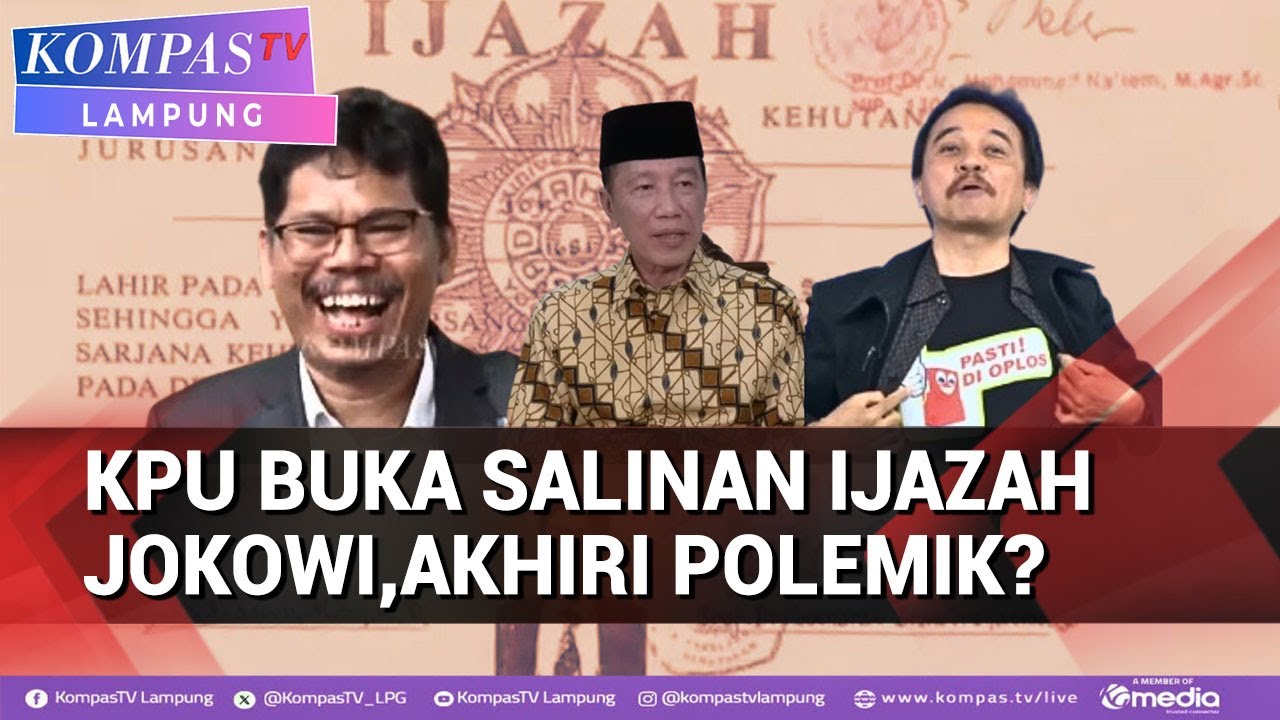 KPU Buka Salinan Ijazah Jokowi,Akhiri Polemik?
