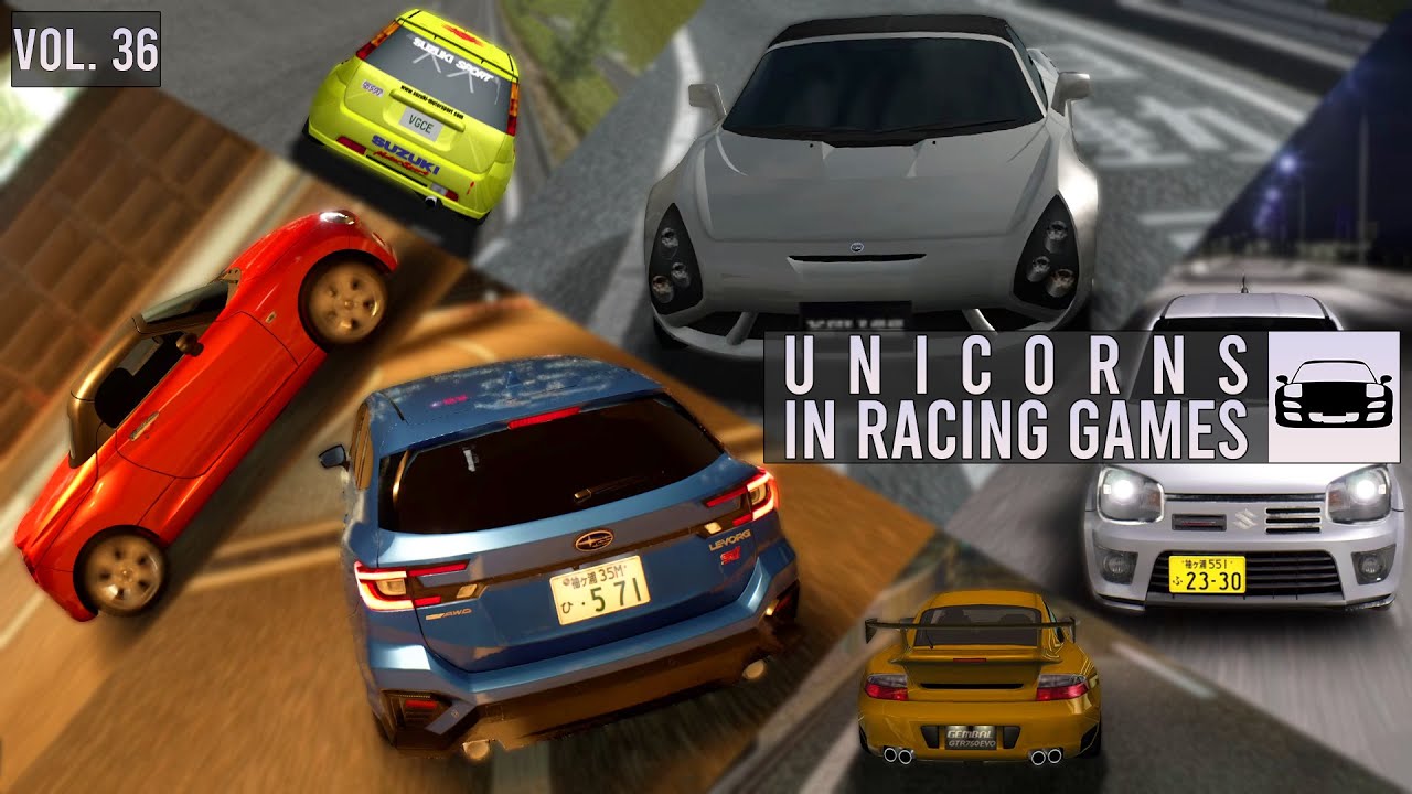 Unicorns in Racing Games (Rare Cars) (Volume 36 / Tokyo Xtreme Racer Special)