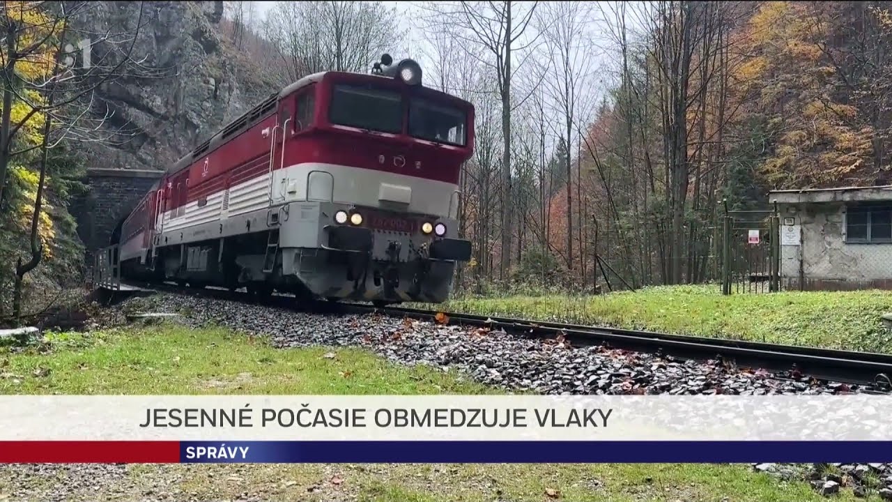 Jesenné počasie obmedzuje vlaky 27. 10. 2025 #zssk #zsr #vlaky