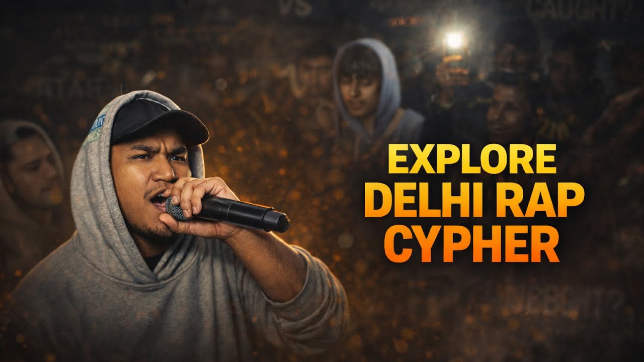 EXPLORE | DELHI UNDERGROUND RAP CYPHER VLOG