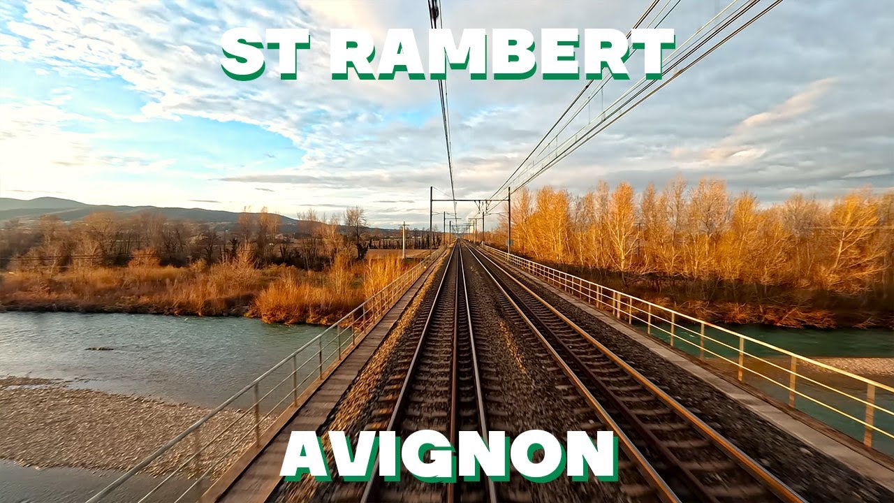 Cabride de ST RAMBERT D'ALBON à AVIGNON sur la Rive GAUCHE du Rhône