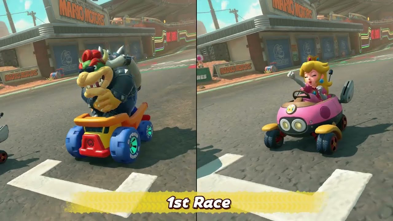 Ep 1818 - Mario Kart World Mushroom Cup 150cc 2 Player Gameplay - Final Part 1