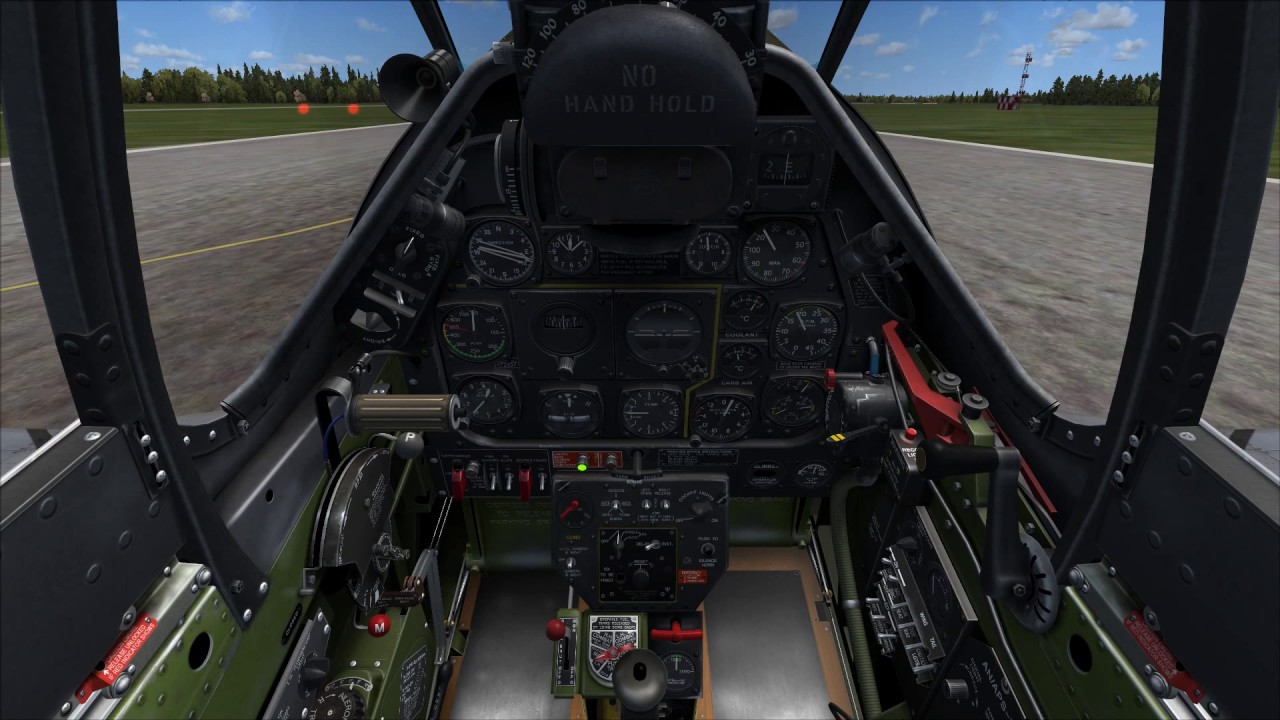 Controlling the takeoff roll in the A2A Simulations P-51 Mustang