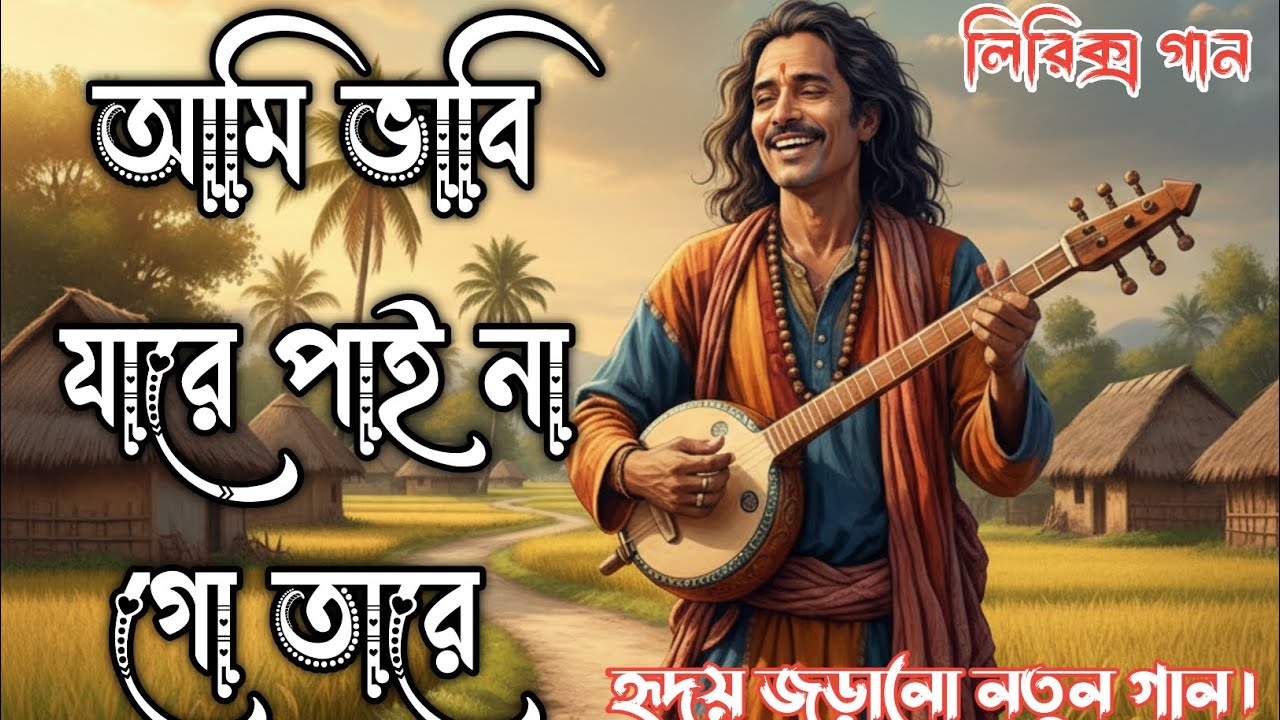 আমি ভাবি যারে পাই না গো তারে। | ami vabi jare pai na go tare. হৃদয় জুড়ানো নতুন গান। 