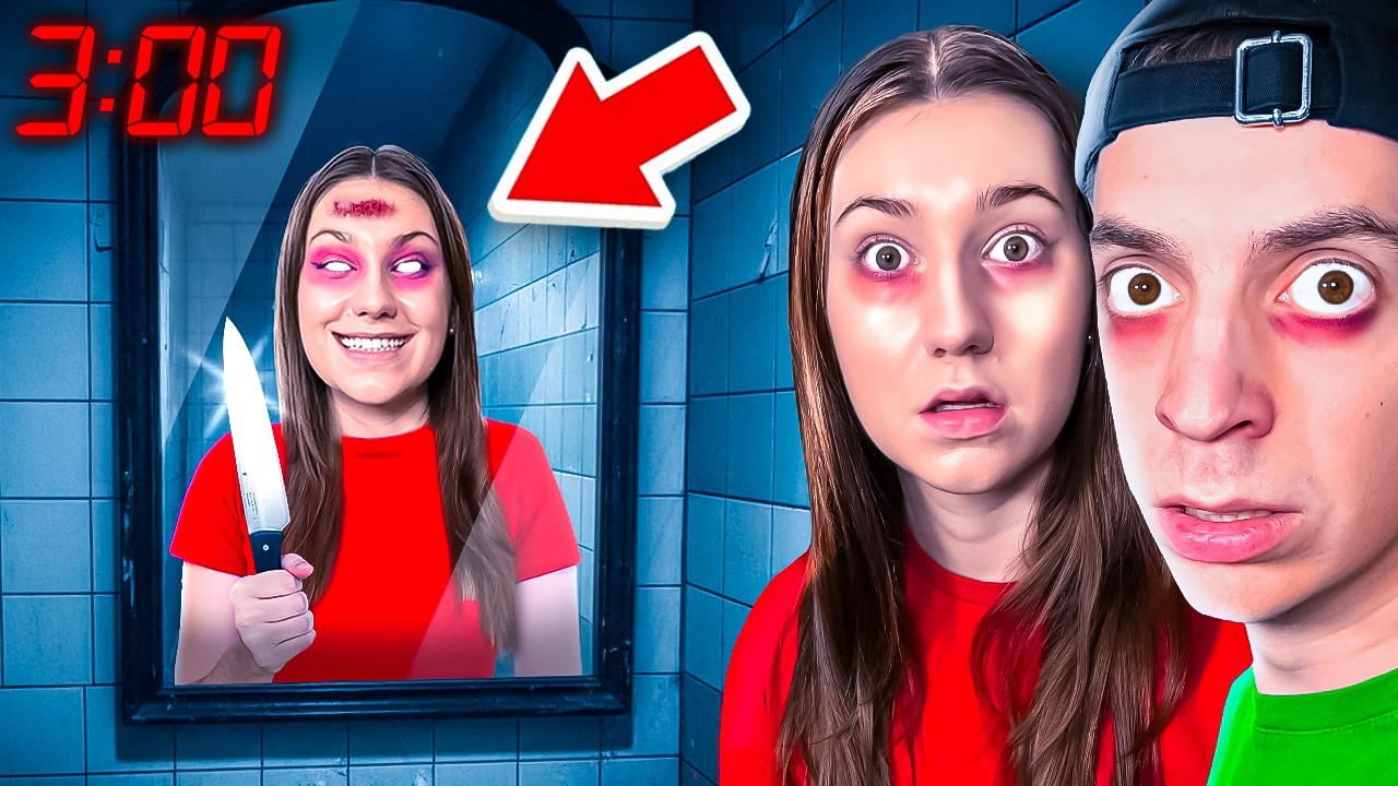 MEINE FREUNDIN redet mit ihrem VERFLUCHTEN SPIEGELBILD! 😨 (gef&auml;hrlich)