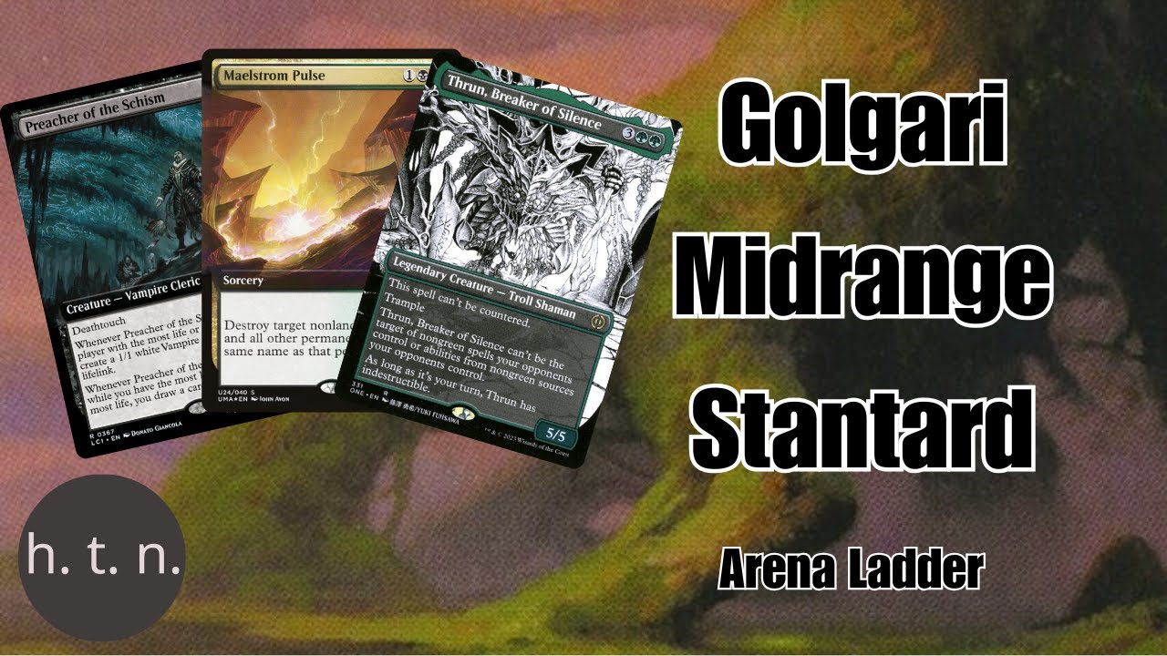 DESTROY THE META!!!!! - Anti-Meta Golgari Midrange - MTGA Standard Gameplay