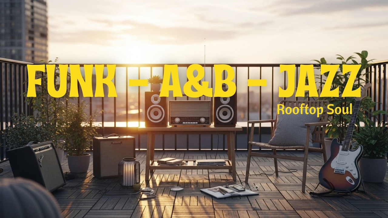 Rooftop Soul 🎸🏙️ | R&B, Funk & Neo Soul Beats | Chill Grooves for Focus and Relaxing