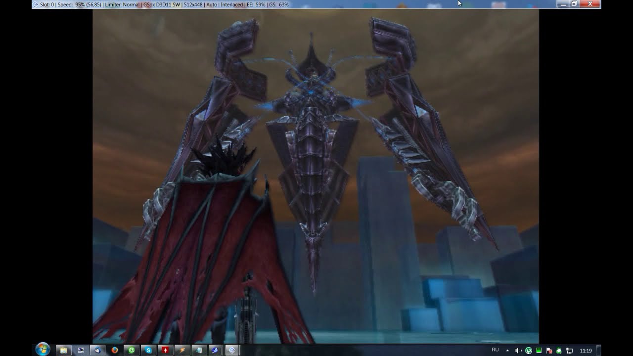 [60 FPS HD] (PS2) Dirge of Cerberus: Final Fantasy VII - Final Boss and Ending (PCSX2)