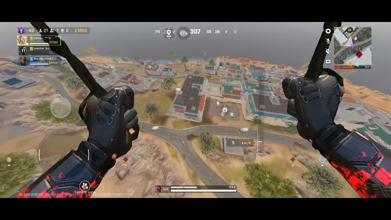 Juego blood strike pero fue una jugada malísima no me gustó para nada