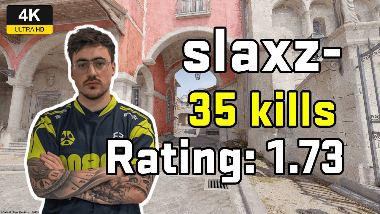 slaxz- (35-17) M80 vs Rooster (Inferno) | ESL Pro League S22 #cs2 #m80 #slaxz