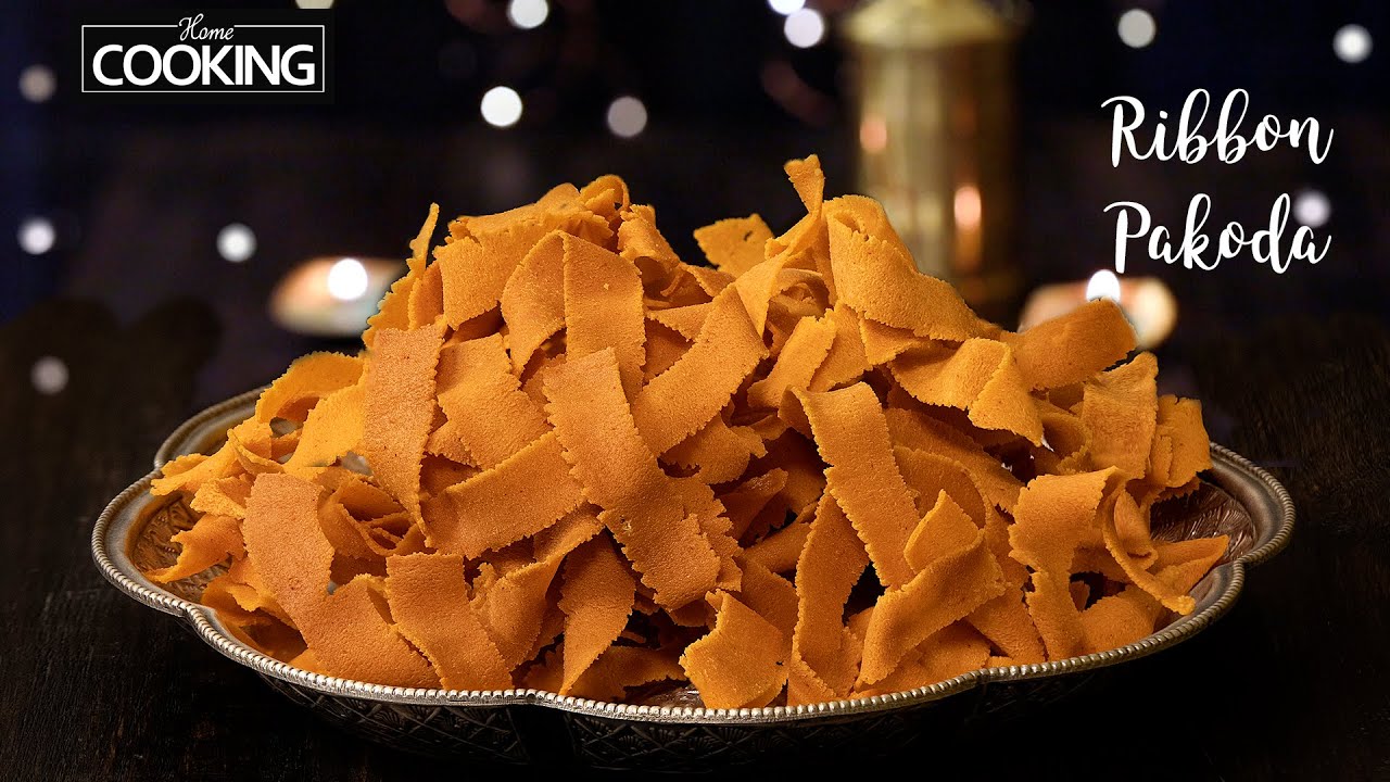 Ribbon Pakoda Recipe | Diwali Snacks Recipes | Ola Pakoda | Seeval Recipe | Evening Snacks Recipe