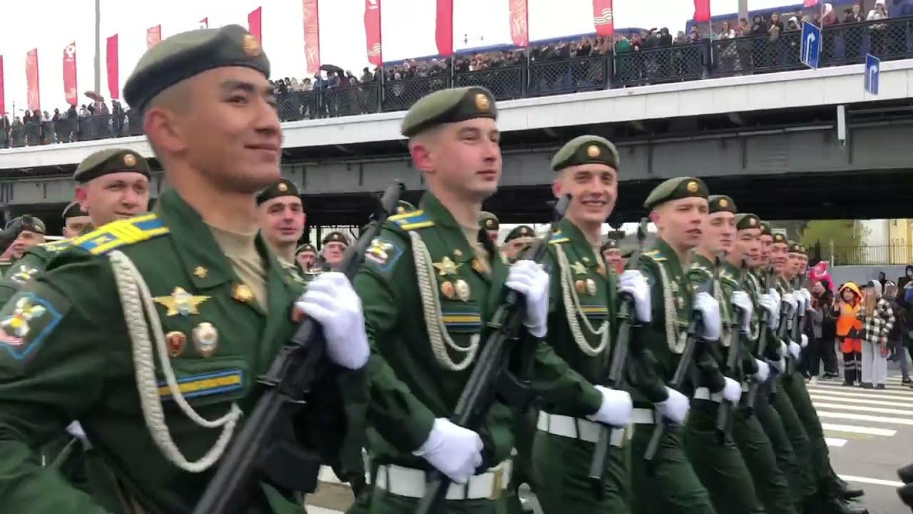 Авиация и прохождение коробок после Парада Победы 2021
