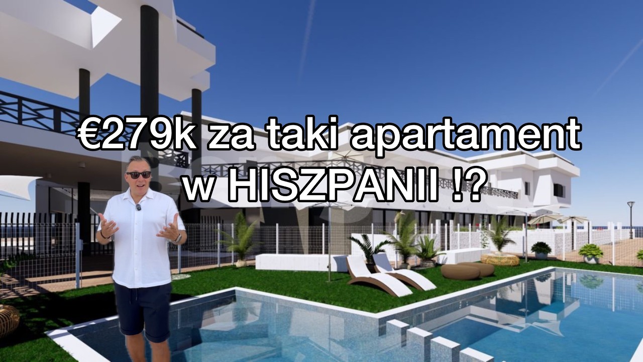 &euro;279,000 za apartament w HISZPANII na Costa Blanca -130m2, 2022rok, winda, basen, garaż ! 🔥🤯