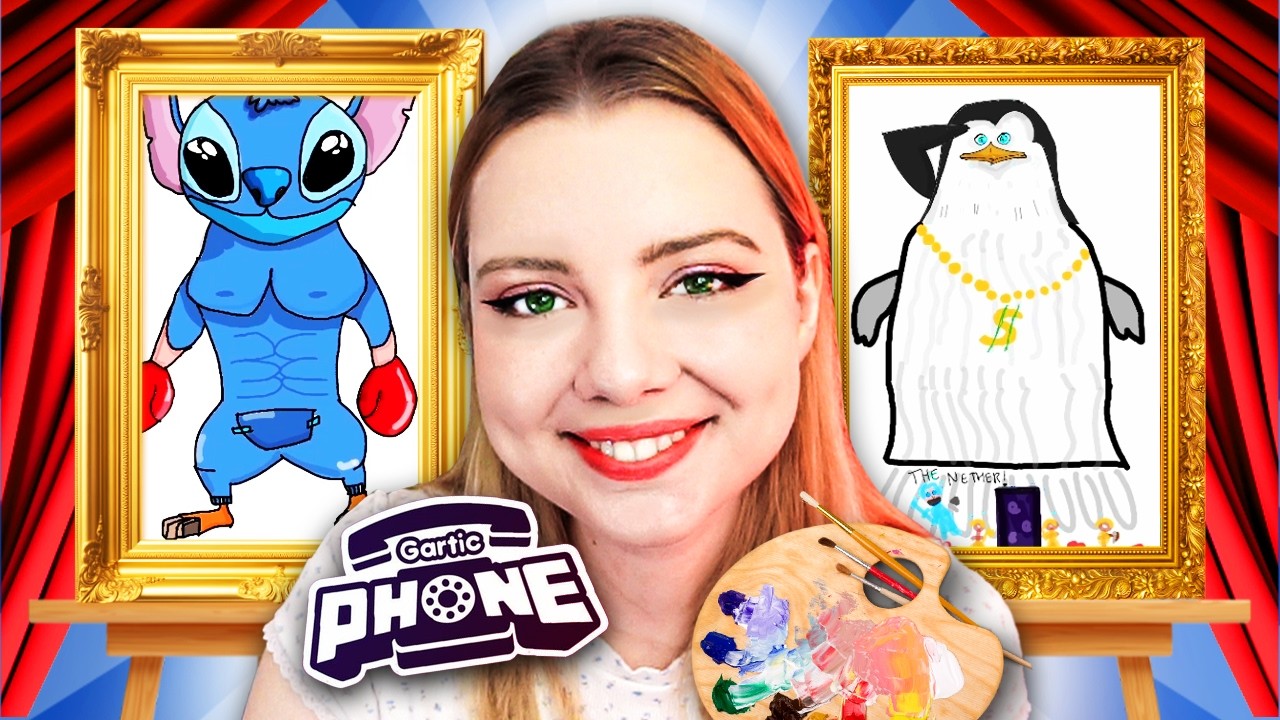NAPRAWDĘ DZIWNE CIAŁO STITCHA w GARTIC PHONE ☎️