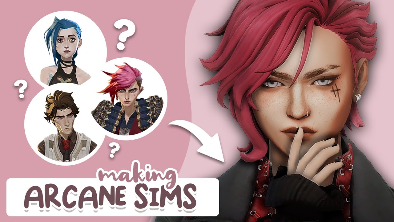 Arcane Characters as Sims ✨ | Sims 4 Create a Sim + CC List