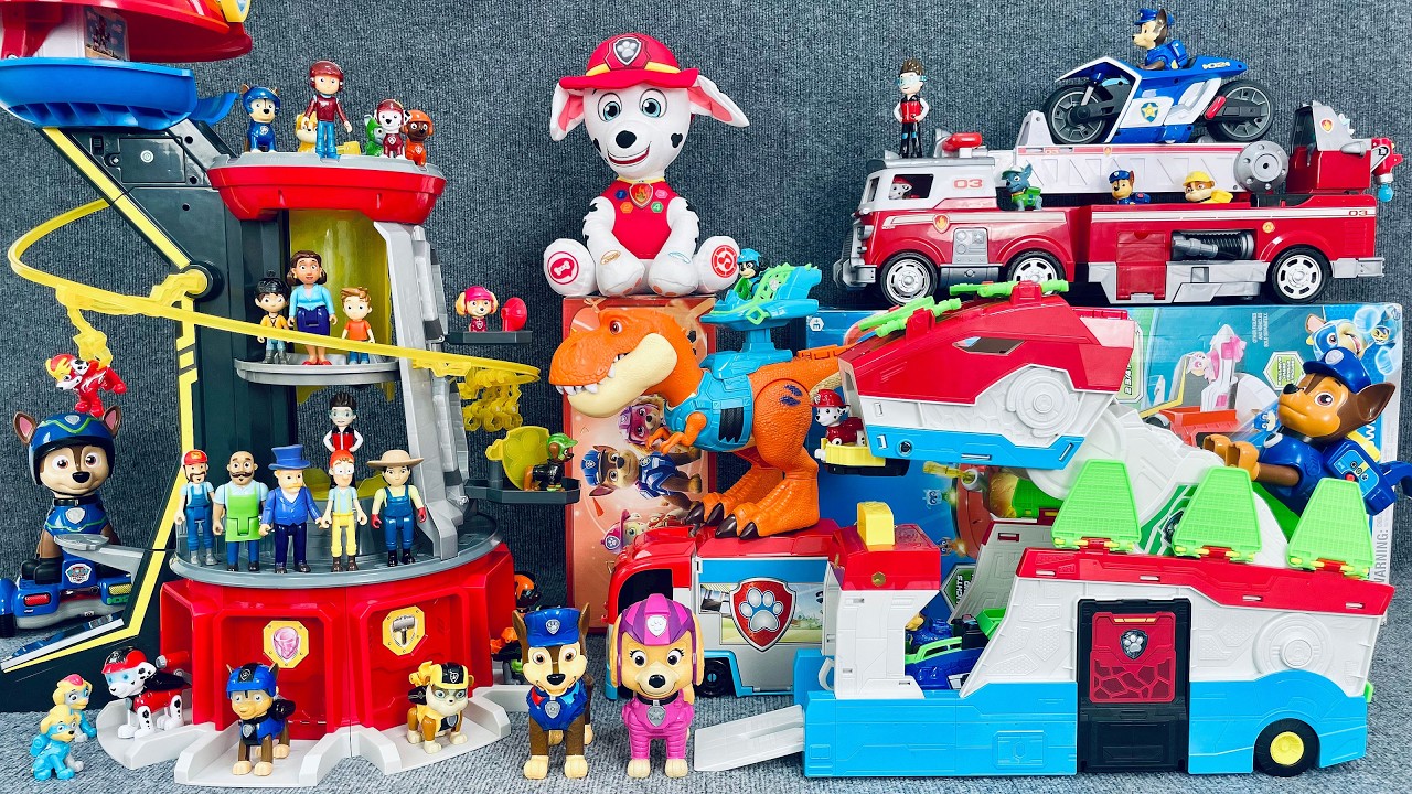 46 Minutes Satisfying with Unboxing Paw Patrol Toys Collection ASMR | Toy Review