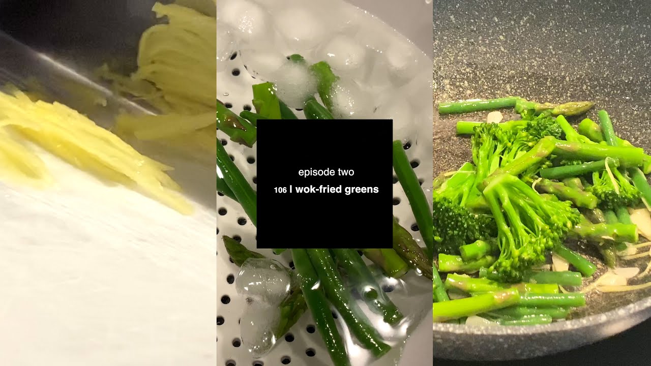 wok from home episode #2 | vegan wok-fried greens