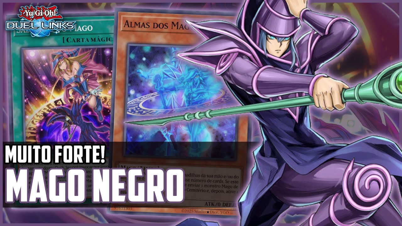 NOVO META? MAGO NEGRO FINALMENTE EST&Aacute; FORTE! [DUEL LINKS]
