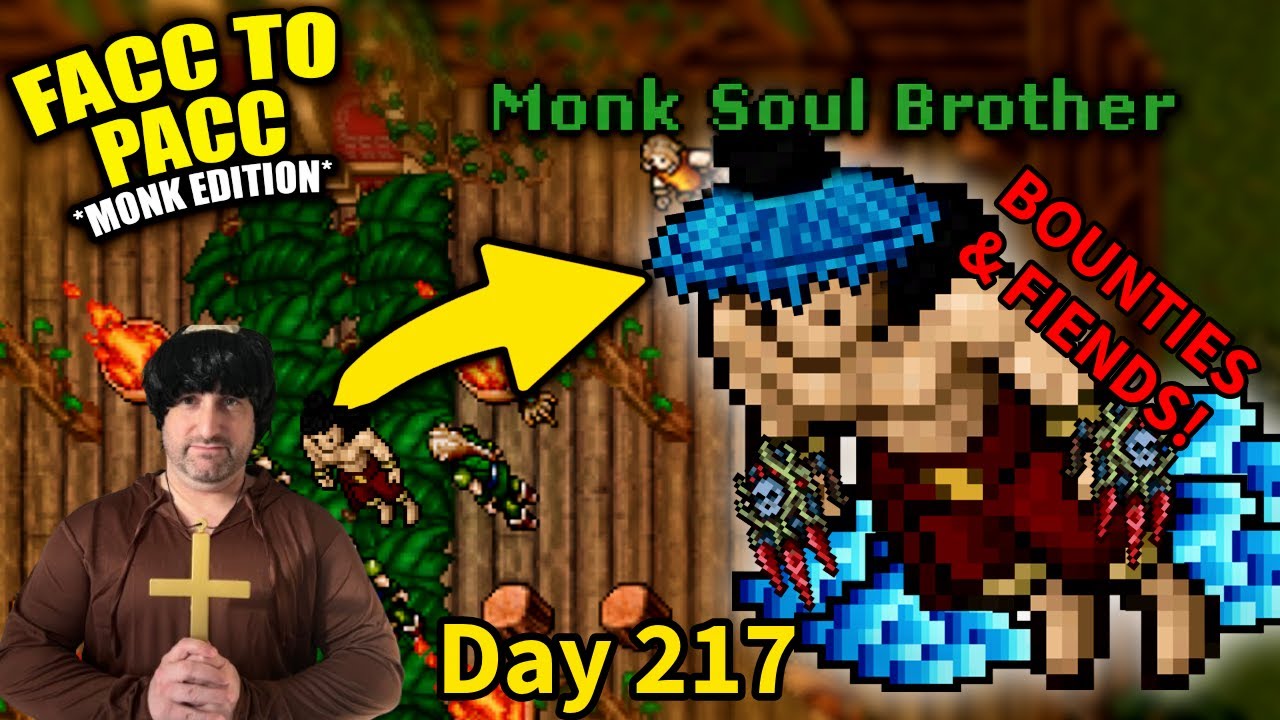 Monk Free Account to Premium Challenge Day 217 (BOUNTIES & FIENDS!)