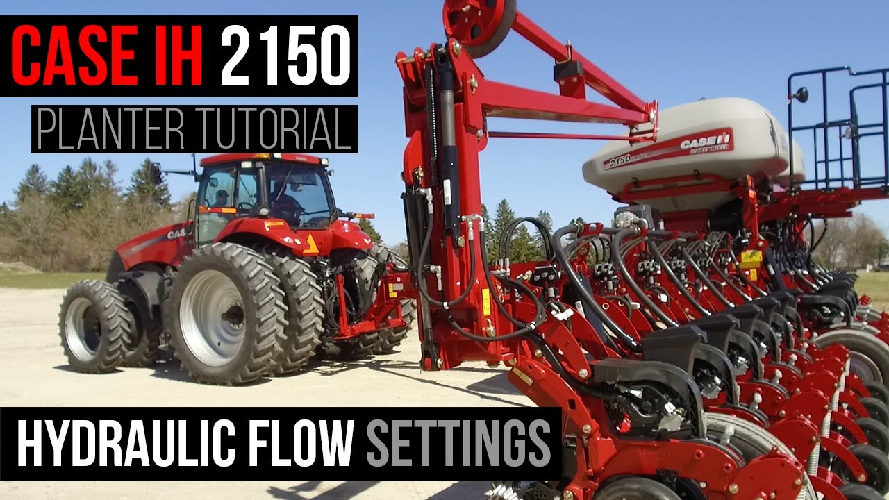 Case IH 2150 Planter | Setting Hydraulic Flow | Red Power Team
