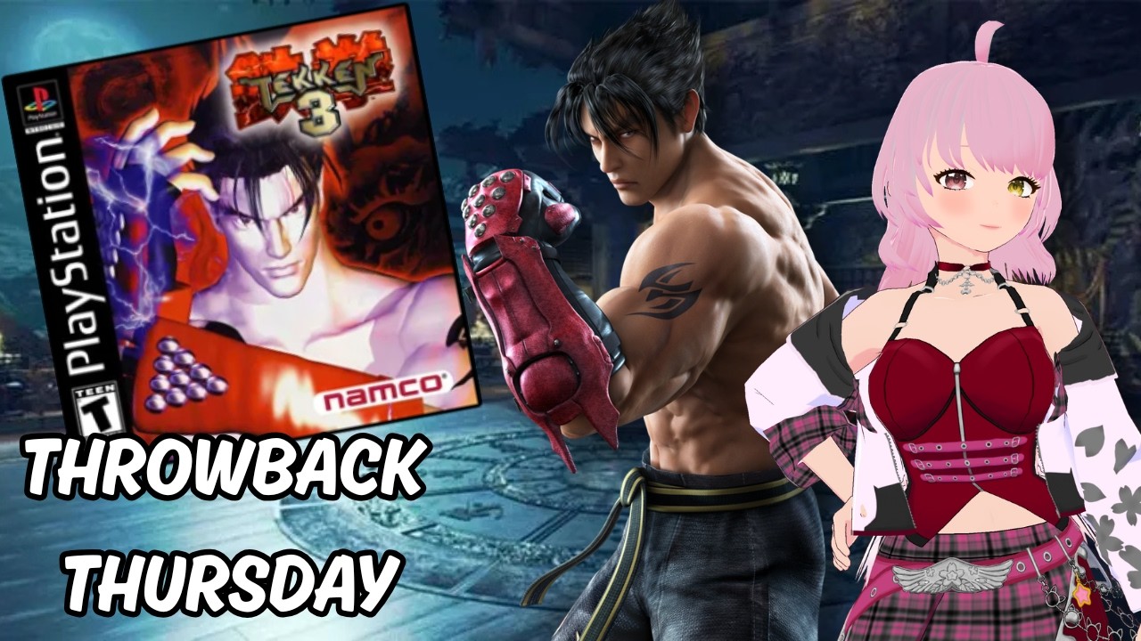 Throwback Thursdays: Tekken 3 (PS1) #vtuber #gaming #bandainamco #retrogaming #tekken