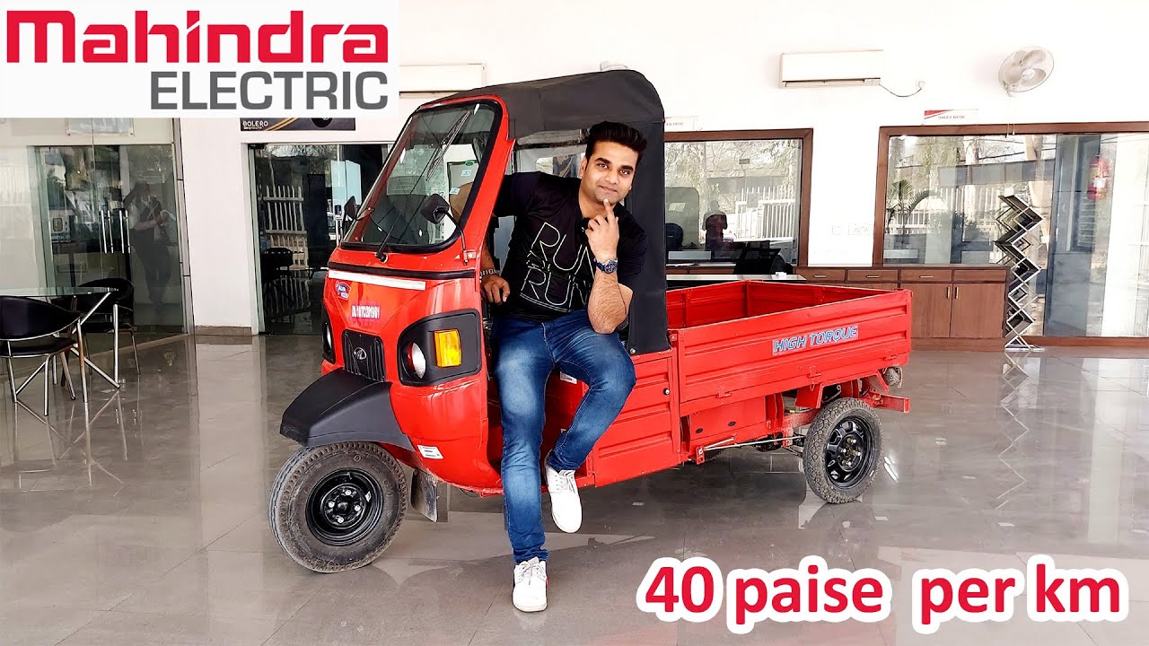 Electric Auto Three Wheeler - Mahindra Alpha - King Indian