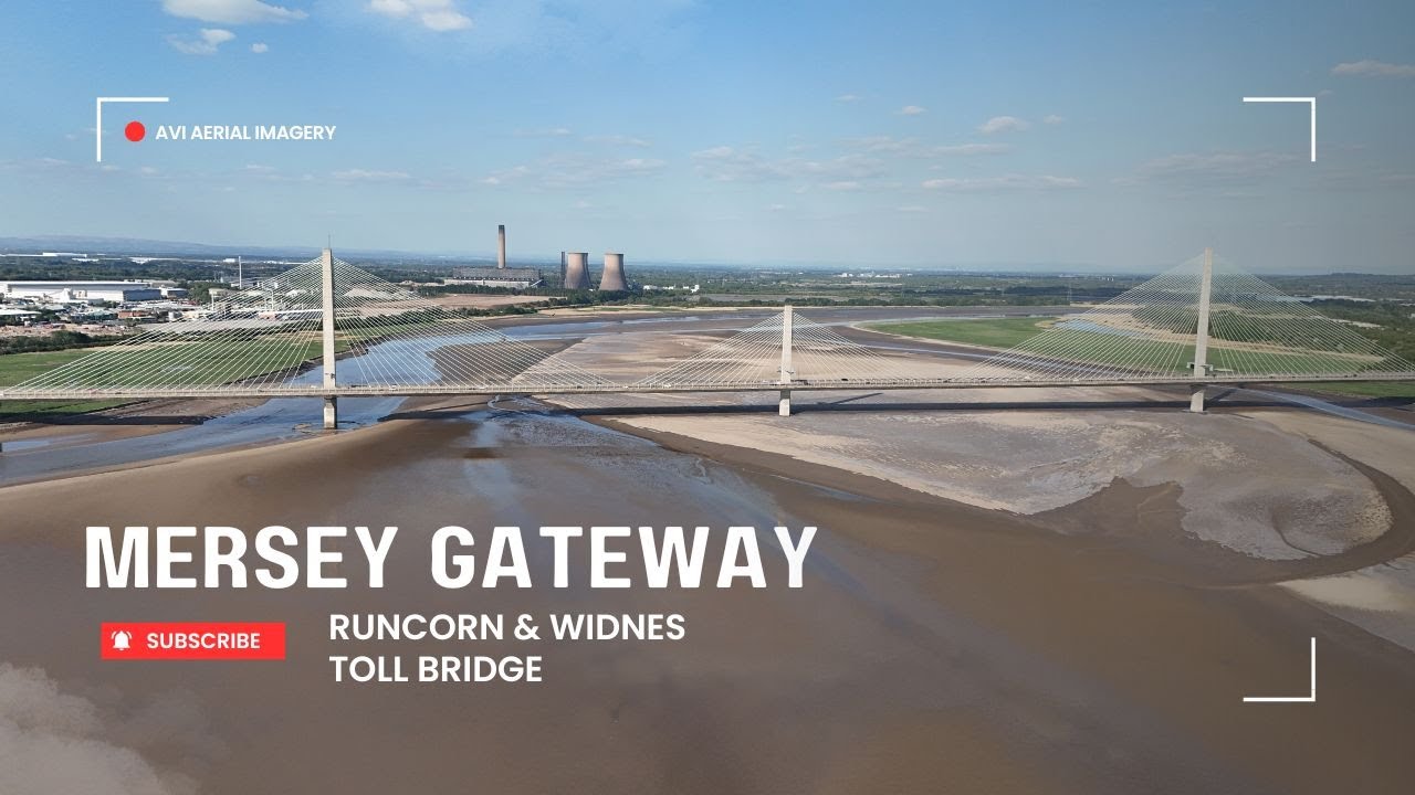 The Stunning Mersey Gateway Bridge | Widnes & Runcorn Link Toll Bridge