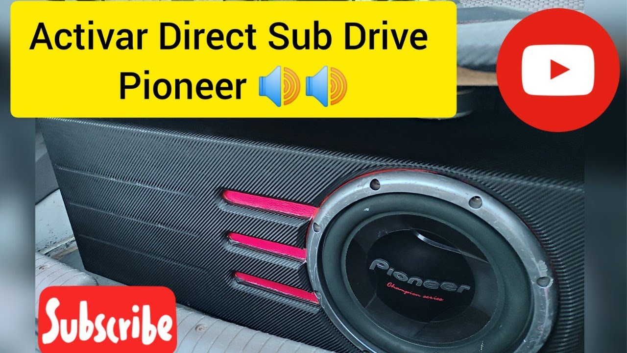 Como activar Direct Sub Drive de autoestereo Pioneer MVH-S315BT  #pioneer #caraudio #tips #chevy