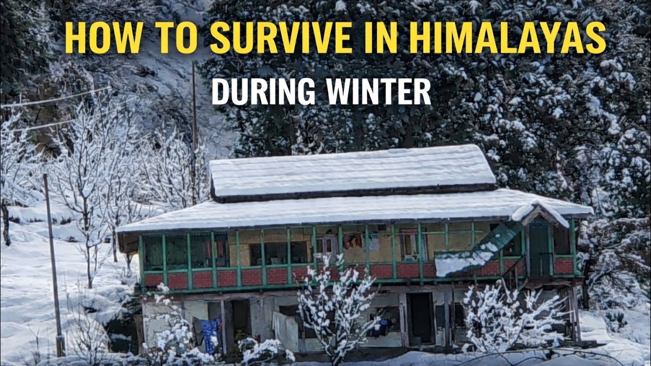 How to Survive in Himalayas During Winter | Real Life in Snow ❄️ | @RKumrOfficial #youtube #blog 