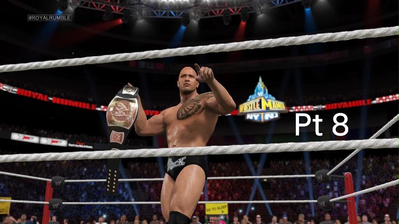 WWE 2K15 | will the rock end cm punks reign? Pt 8