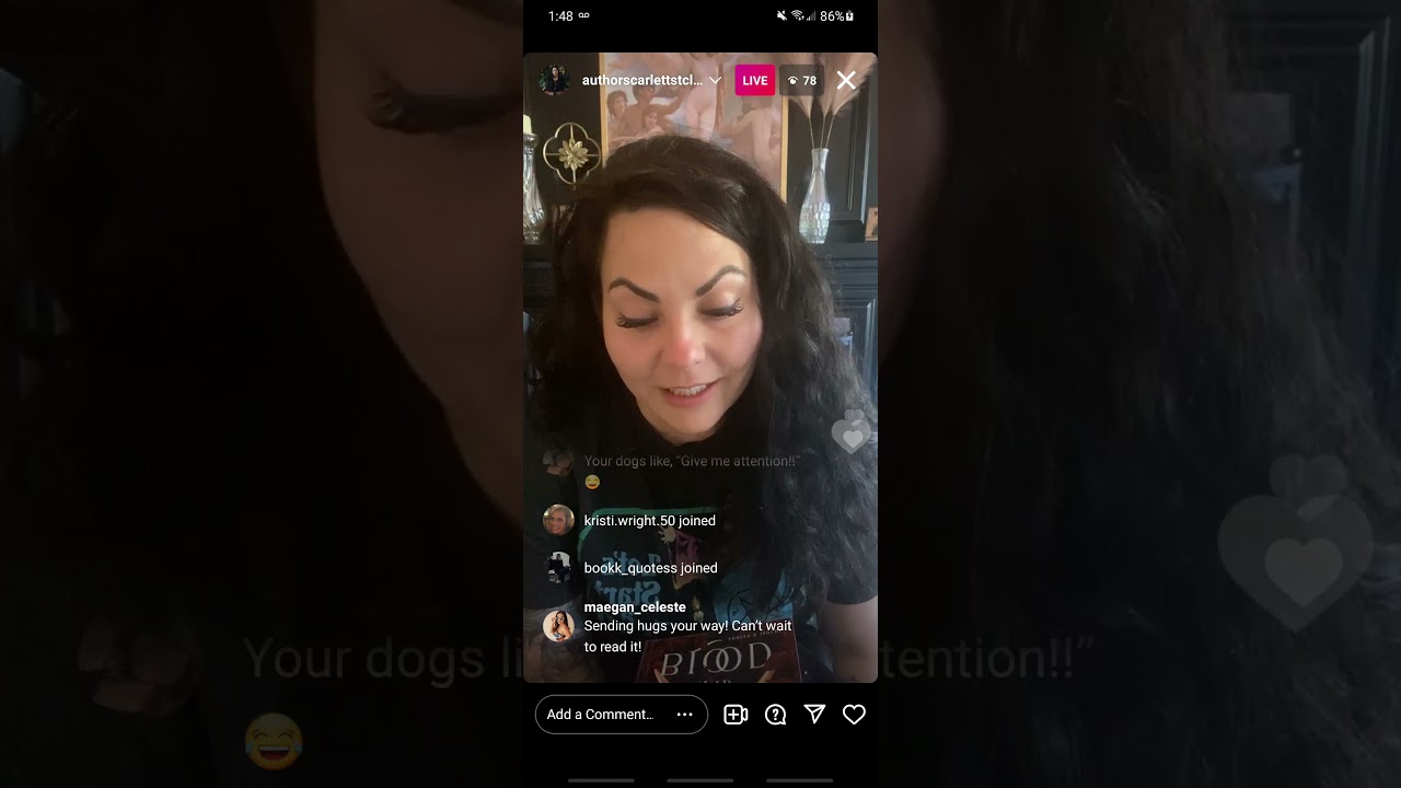 Scarlett St. Clair King of Battle & Blood IG LIVE October 5, 2021