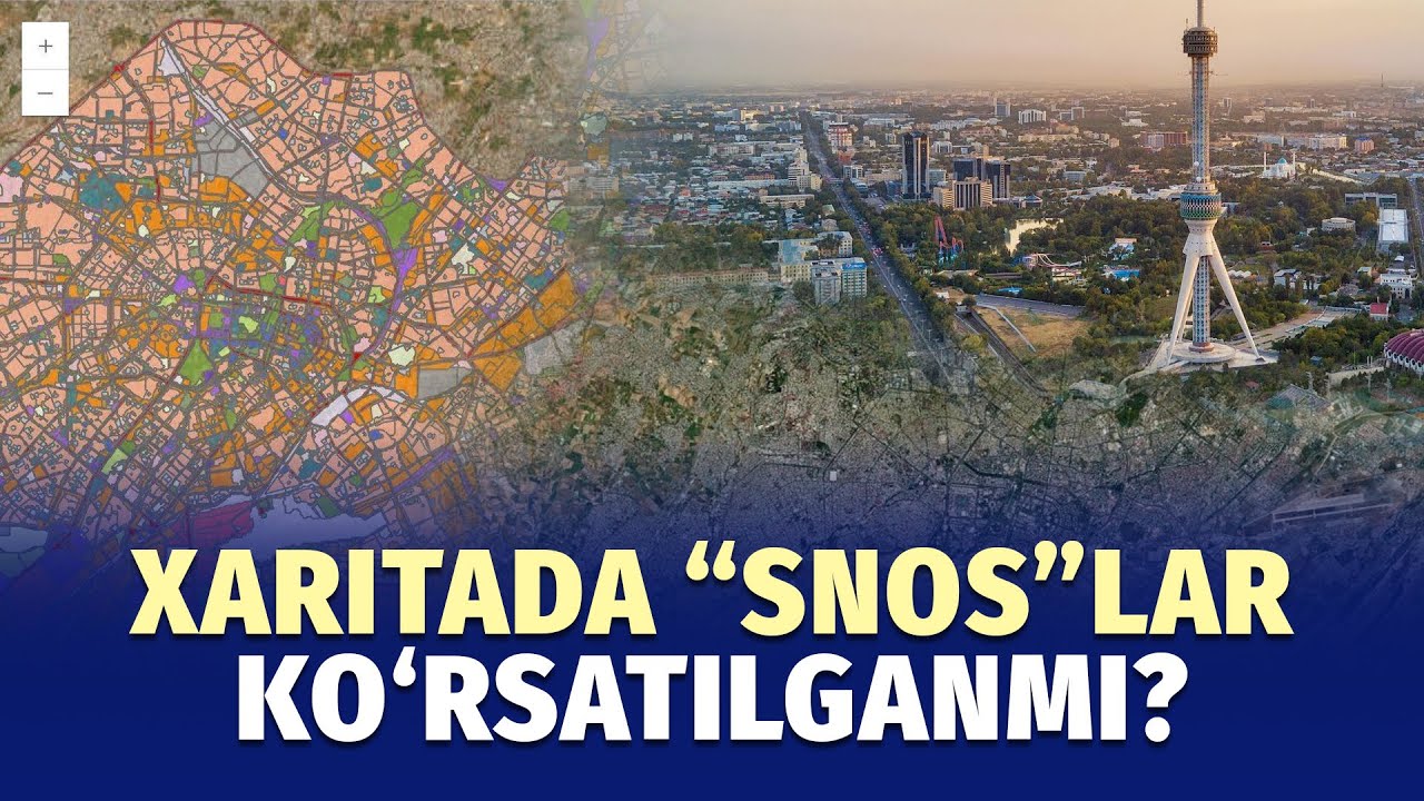 Toshkentning bosh rejaviy xaritasi e'lon qilindi