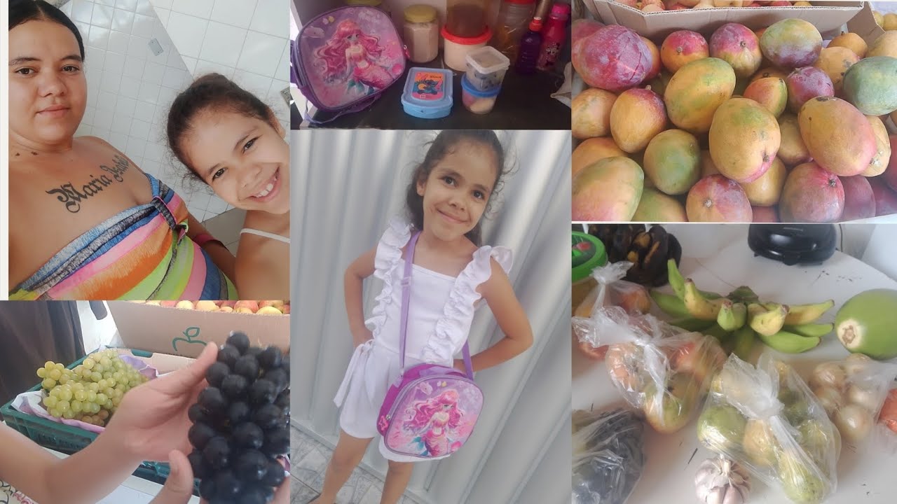 Rotina: primeiro dia de aula+comprei frutas 