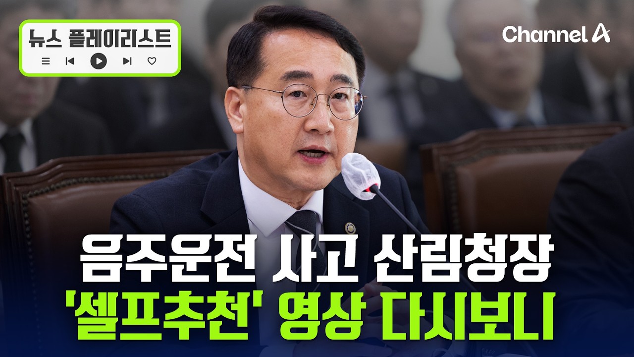 ‘셀프 추천’ 김인호 산림청장, 음주운전 사고로 반년만에 직권면직  [뉴스플레이리스트] / 채널A